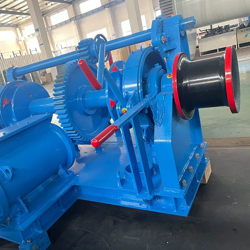 Electric Double Chain Wheel Anchor Winch with Steel Construction for Marine Use - Image 4