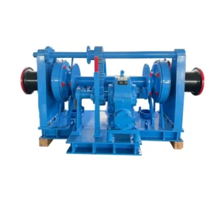 Electric Double Chain Wheel Anchor Winch with Steel Construction for Marine Use