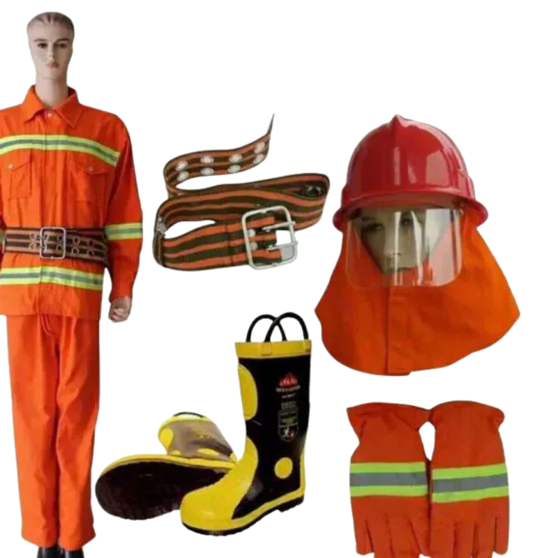 Firefighter Protective Suit Set 97 Style Flame‑Retardant Five‑Piece Gear