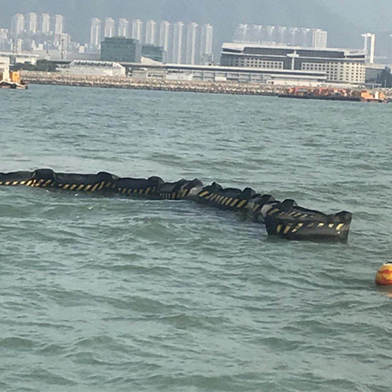 Rubber Solid Float Oil Boom WGJ Series for Marine Oil Spill Control - Image 3
