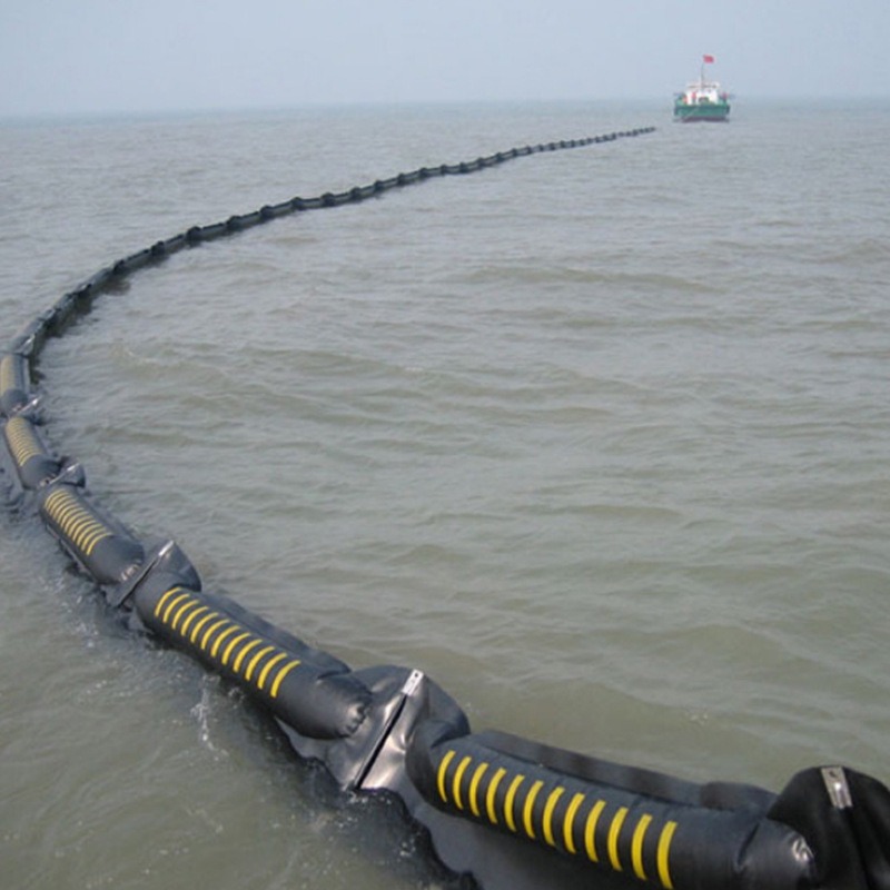 Rubber Solid Float Oil Boom WGJ Series for Marine Oil Spill Control - Image 4