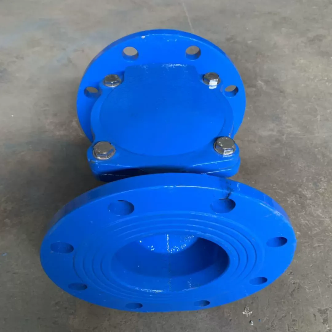 Ductile Iron Rubber Check Valve H44X-16Q Flanged Anti-Reverse Water Flow Industrial Plumbing - Image 3