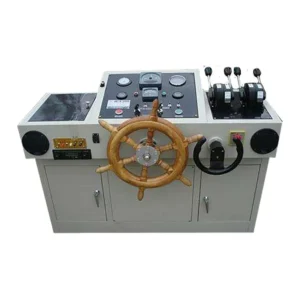 Marine Engine Control Console with Integrated Monitoring and Hydraulic Controls