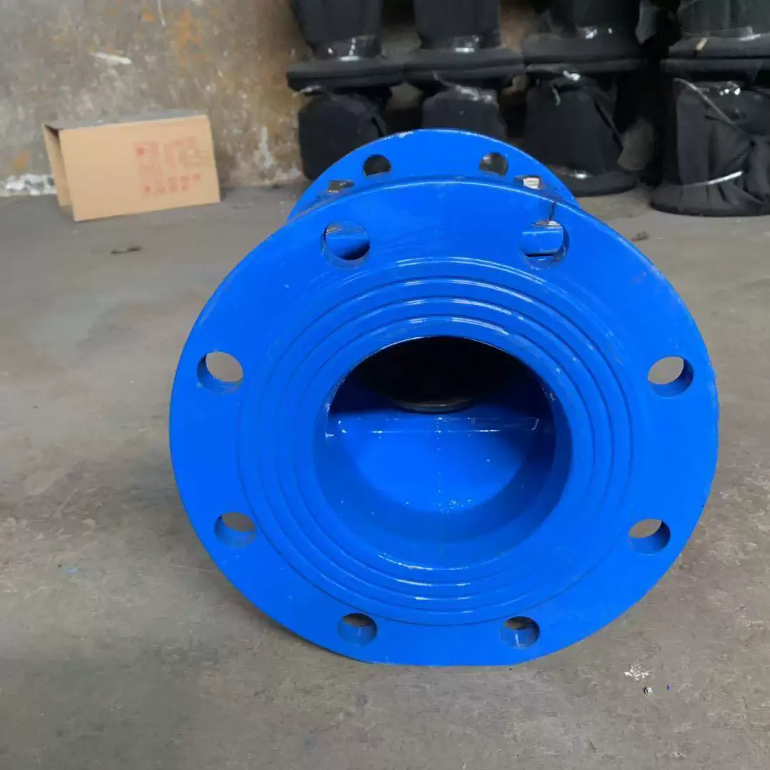 Ductile Iron Rubber Check Valve H44X-16Q Flanged Anti-Reverse Water Flow Industrial Plumbing - Image 4