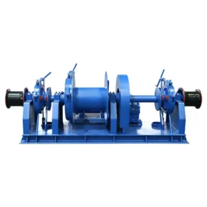Electric Single Drum Double Chain Wheel Anchor Winch for Marine Deck Use