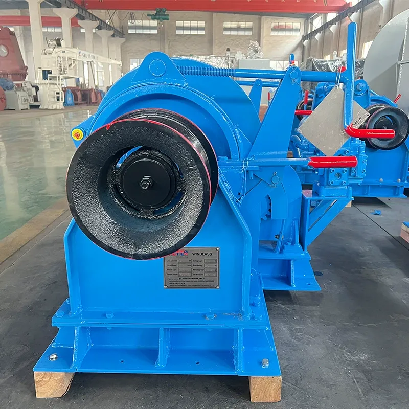 Hydraulic Double Chain Wheel Anchor Winch for Heavy‑Duty Marine Deck Use - Image 2