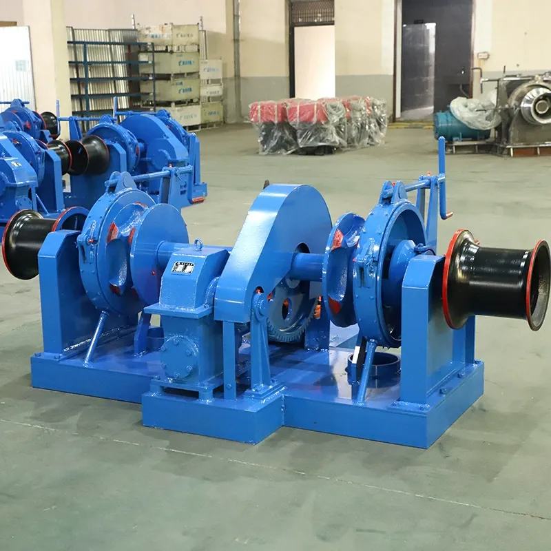 Diesel Double Chain Wheel Anchor Winch Heavy‑Duty Steel for Marine Deck Use - Image 4