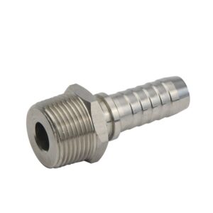 JB/T970‑1977 Stainless Steel Welded Straight Connector for Hydraulic Oil Pipes