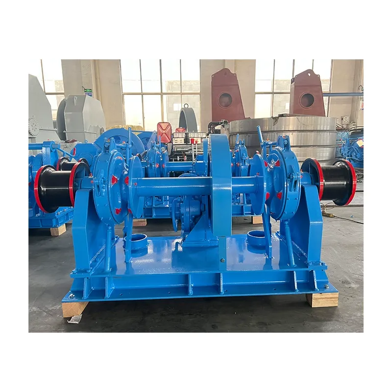 Hydraulic Double Chain Wheel Anchor Winch for Heavy‑Duty Marine Deck Use