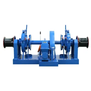 Diesel Double Chain Wheel Anchor Winch Heavy‑Duty Steel for Marine Deck Use