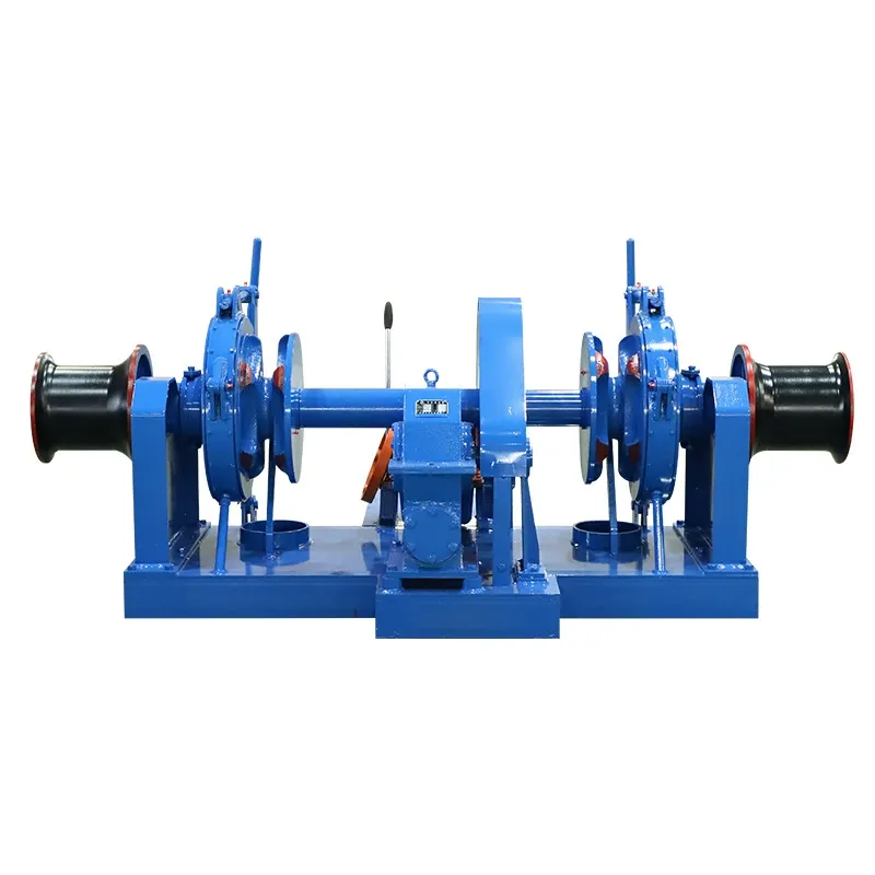 Diesel Double Chain Wheel Anchor Winch Heavy‑Duty Steel for Marine Deck Use