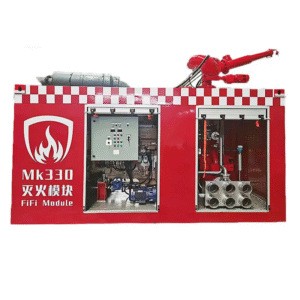 Marine & Land Fifi Fire Extinguishing Unit - Containerized Stainless Steel Fire Monitor System